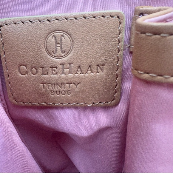 Cole Haan Trinity SU05 Tote Bag Tan Natural Leather READ - Picture 8 of 14